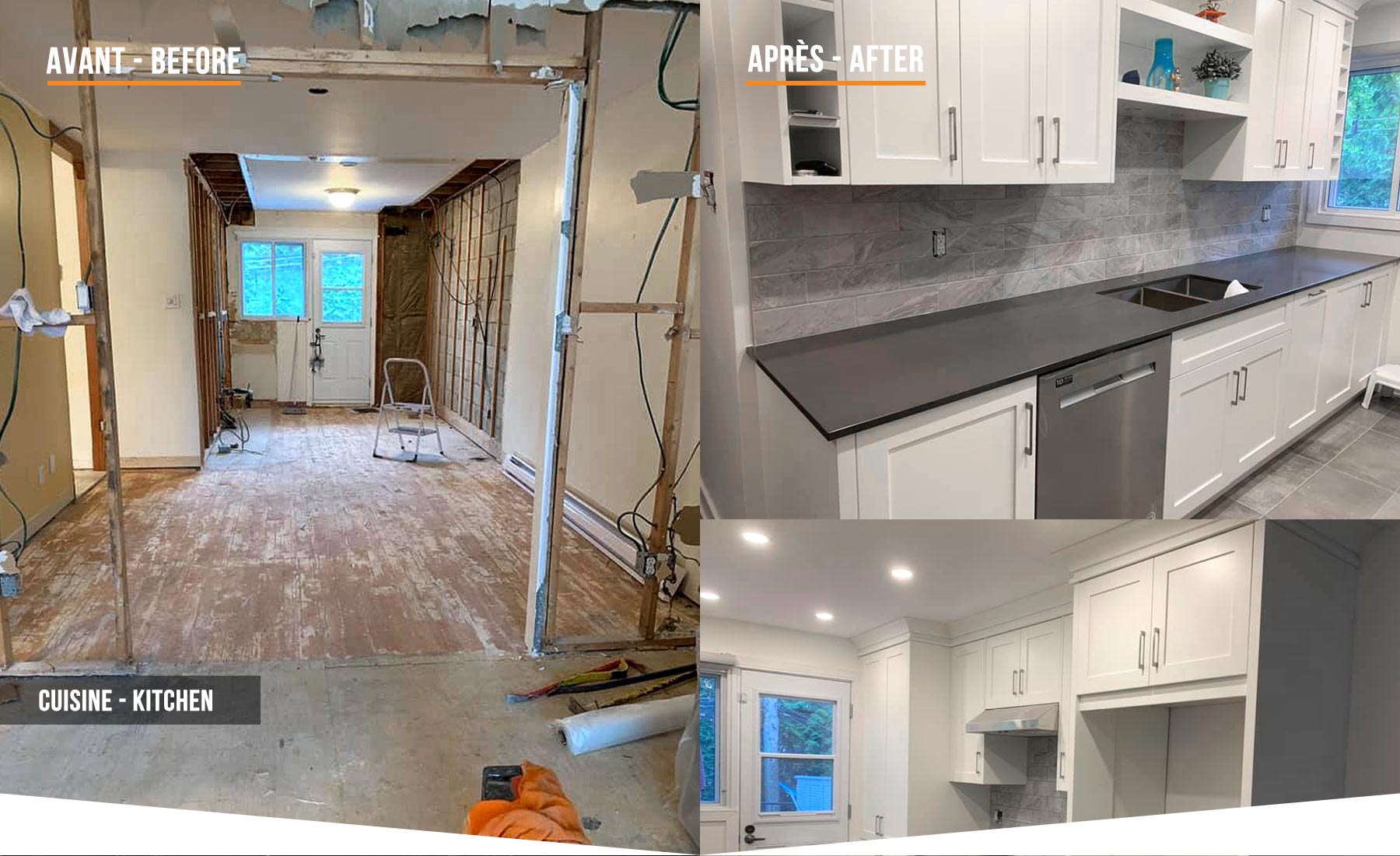 Before and After Kitchen Renovations