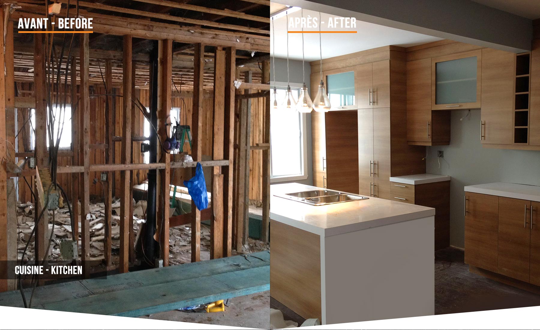Before and After Kitchen Renovations