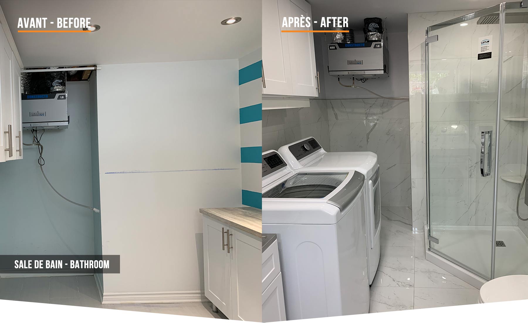 before and after bathroom